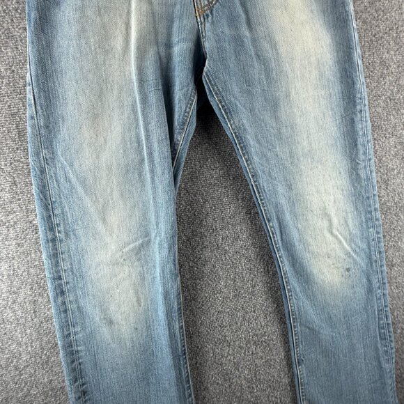 Nudie Jeans Men Denim Jeans 33x34 Average Joe Green Wave Adult Men ACTL 32X33 - Picture 4 of 16